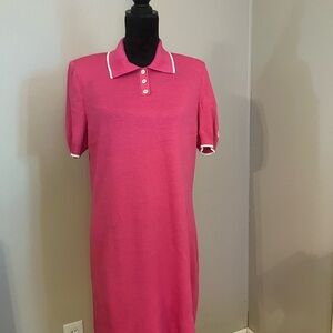 St.John Size 10 pink dress